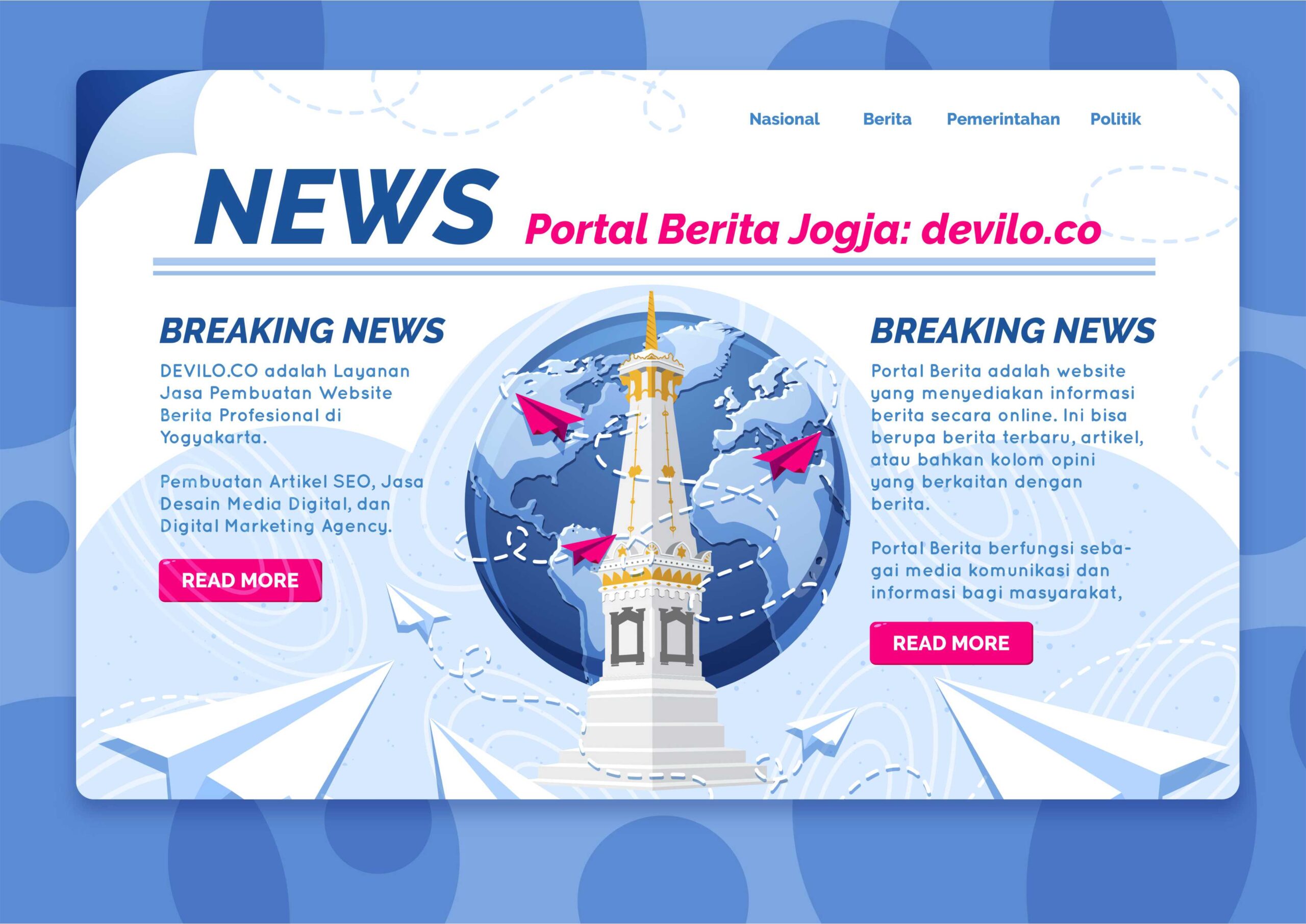 Jasa Pembuatan Website Portal Berita di Jogja 1 Jasa Pembuatan Website Portal Berita di Jogja