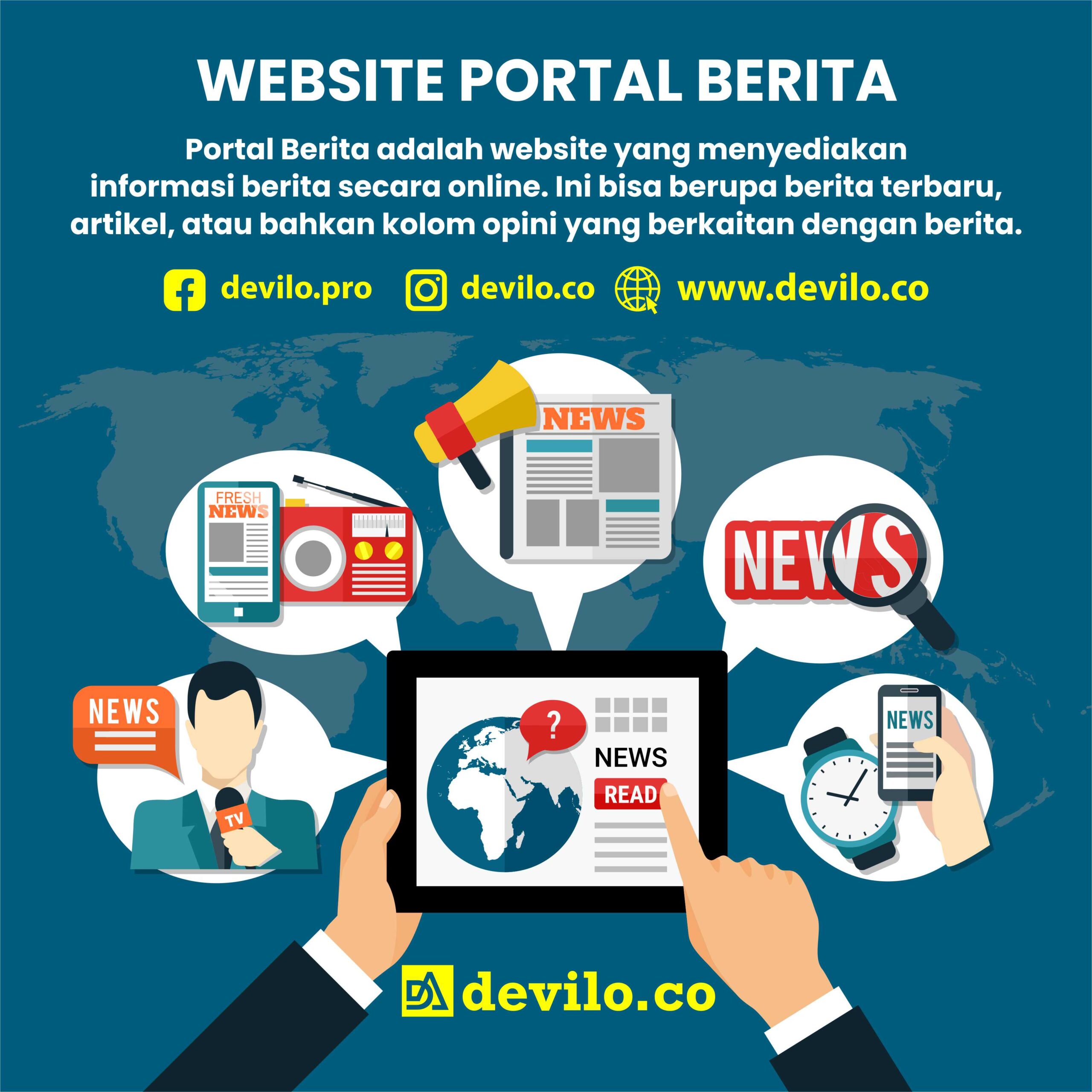 Jasa Pembuatan Website Berita by Devilo Arts